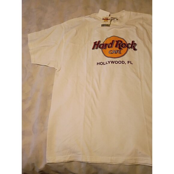 Hard Rock Cafe Hollywood FL White T-Shirt XXL New With Tags HRC - Picture 3 of 6